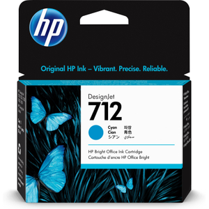 Hewlett Packard, 712 Cyan Std Cap Ink