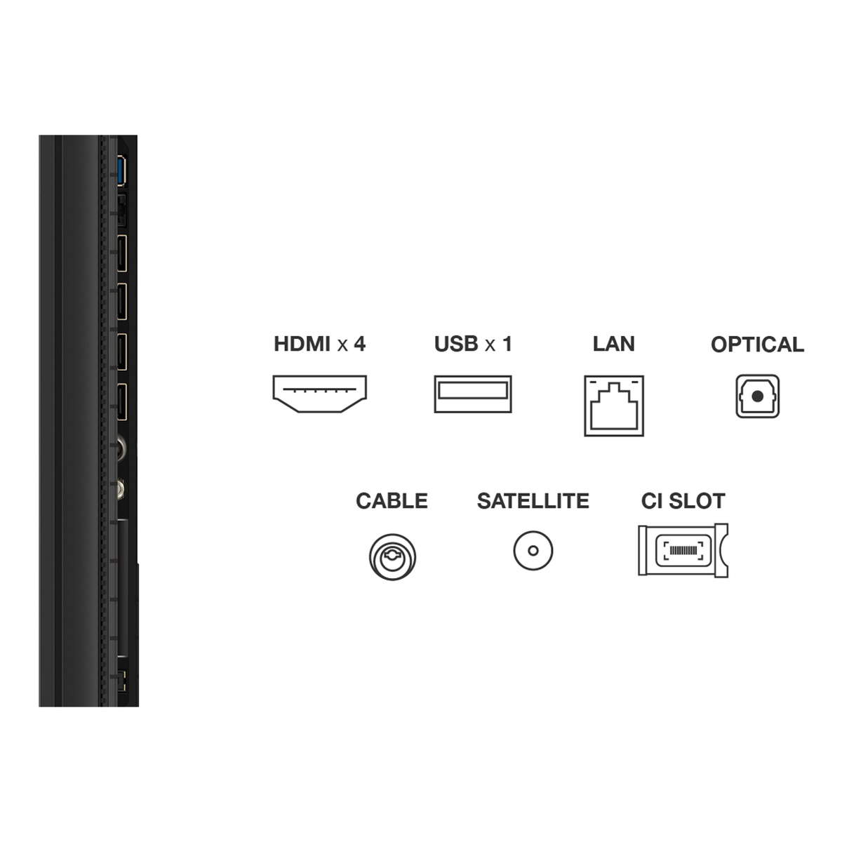 TCL 85P8K 85 4K QLED HDR Smart TV