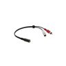 3.5mm to 2 RCA Breakout Cable - 1ft