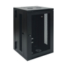 18U Wall mount Rack w/Door & Side Panels