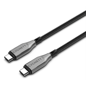 Cygnett, Armoured USB-C USB-C 2.0 Cable Blck 1m