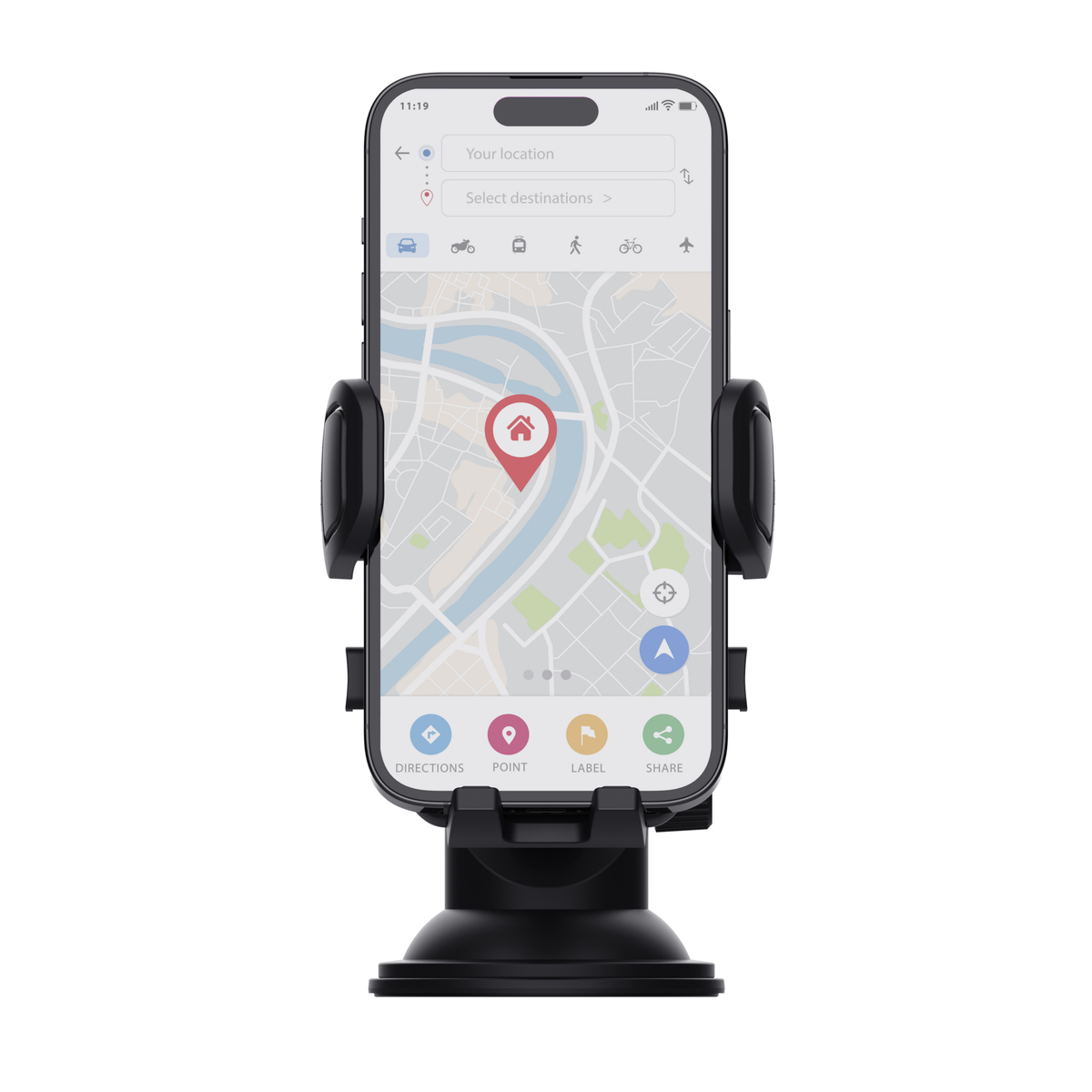 RUNO PHONE WINDSHIELD CAR HOLDER