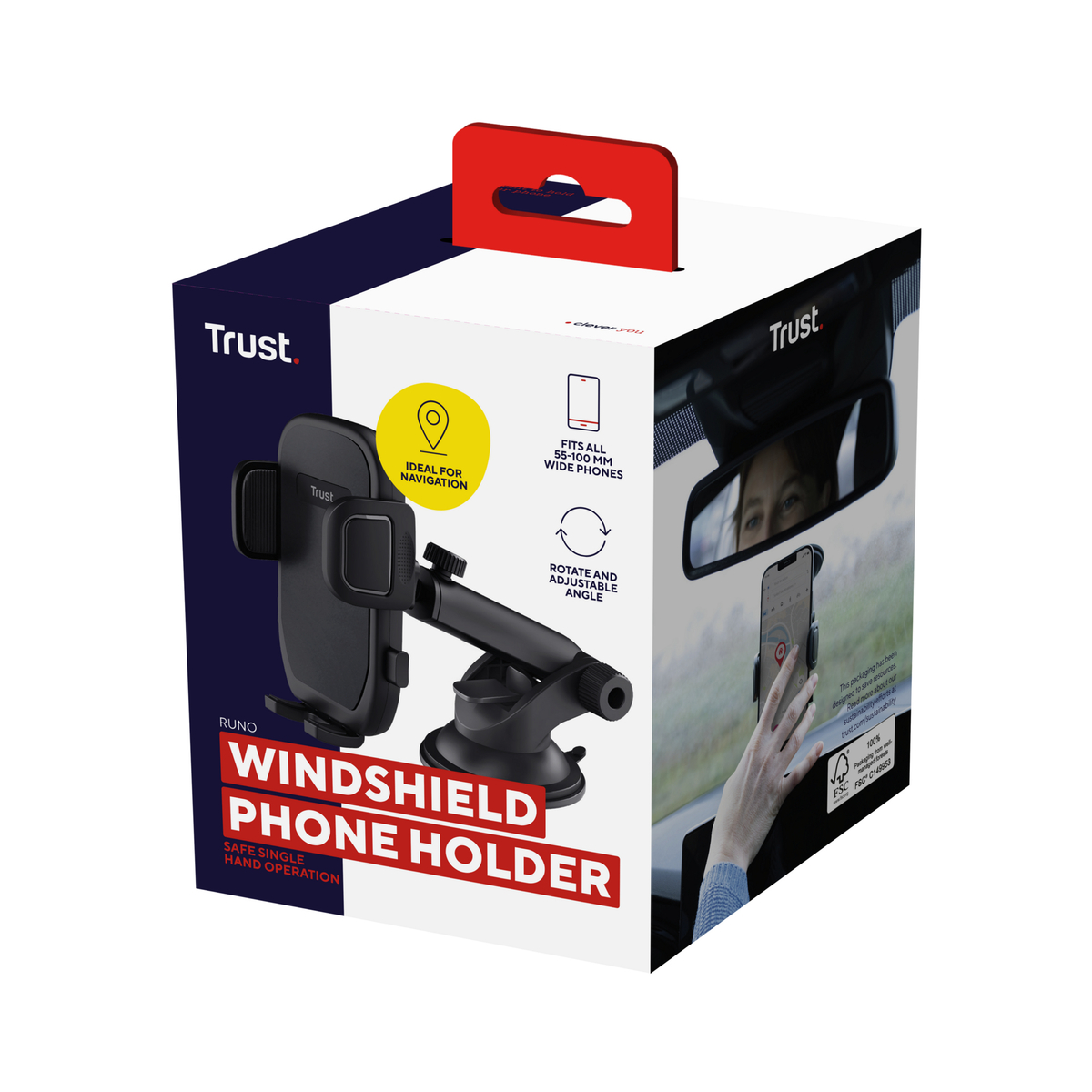 RUNO PHONE WINDSHIELD CAR HOLDER
