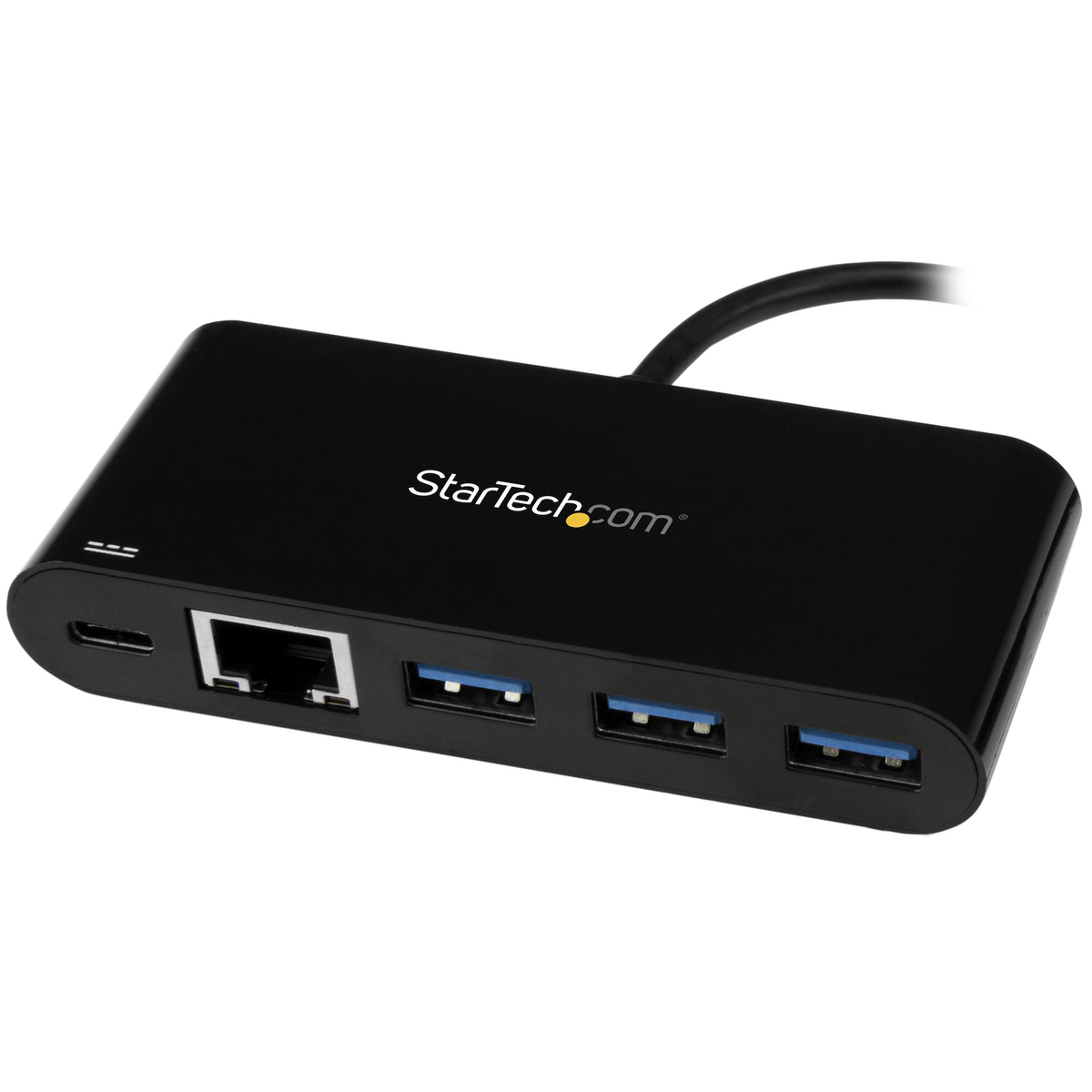 3 Port USB C Hub w/ GbE & PD - USB 3.0