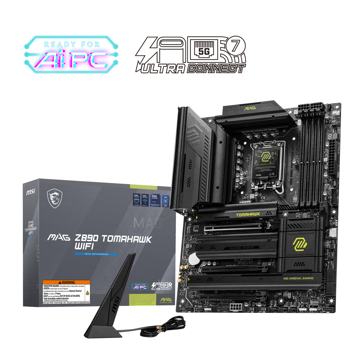 MB INT MAG Z890 TOMAHAWK WIFI D5 ATX