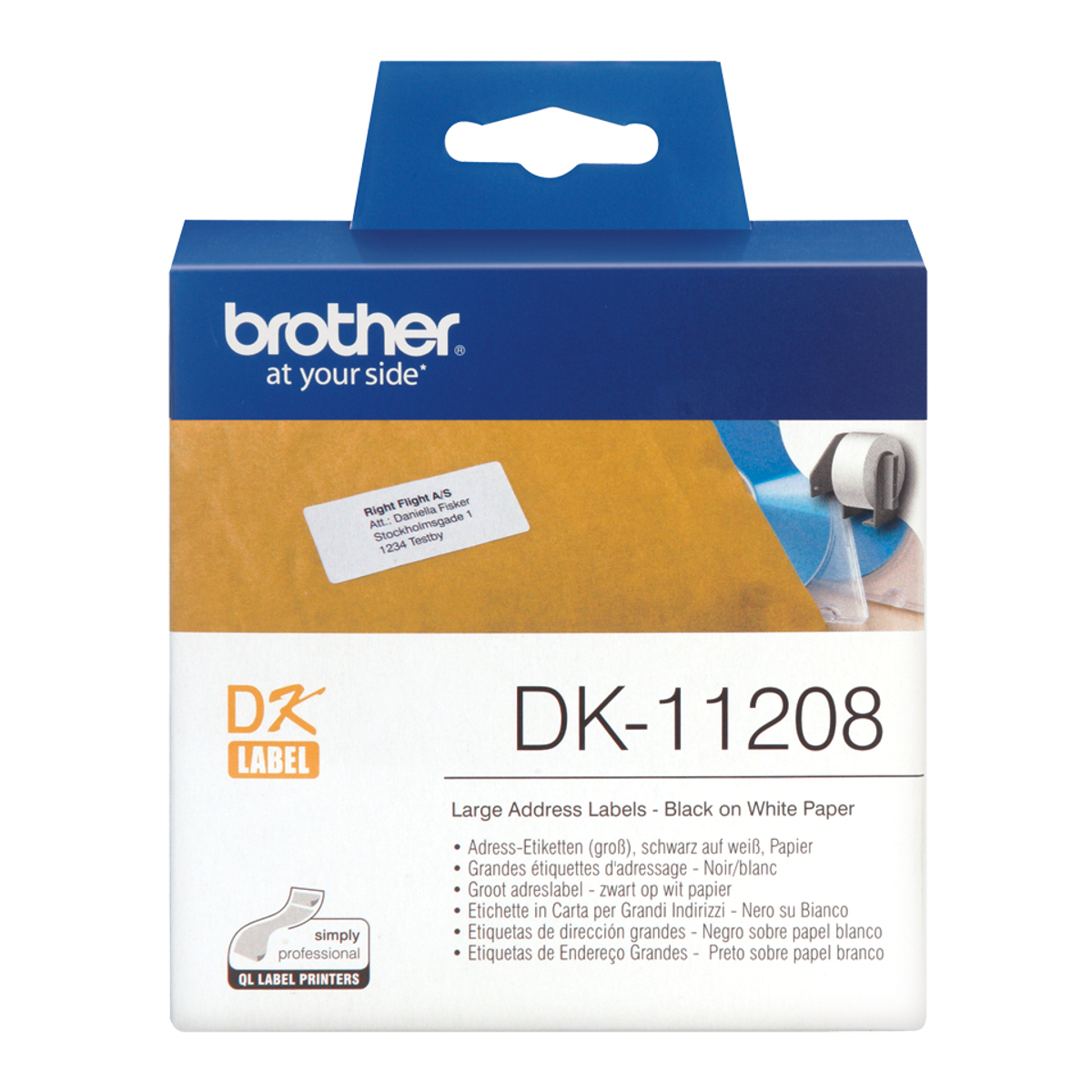 DK11208 Large Address Label Roll