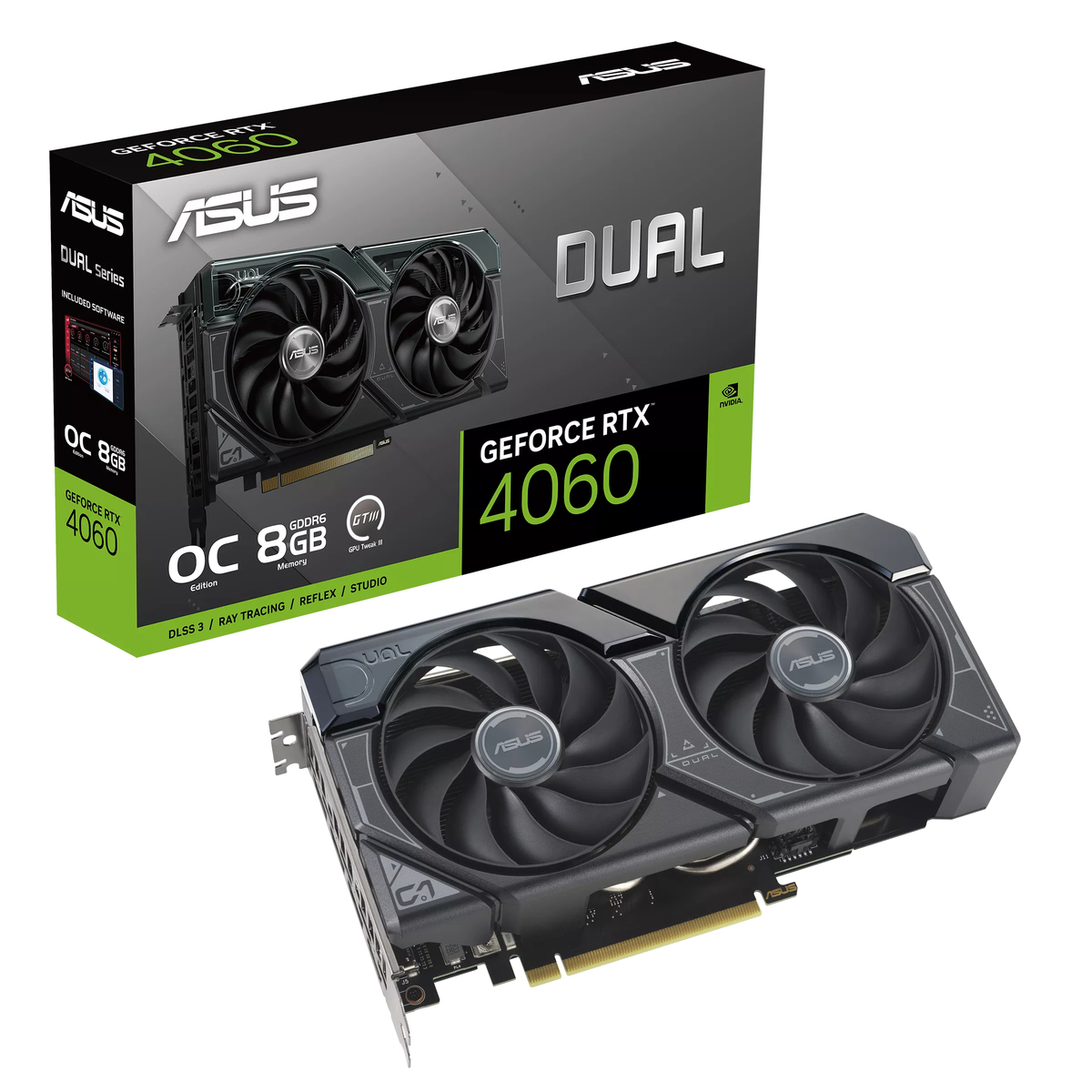 GPU NV 4060 Dual O8G GDDR6 Fan