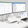 USB-C To Dual-HDMI Adapter 4K 60Hz PD