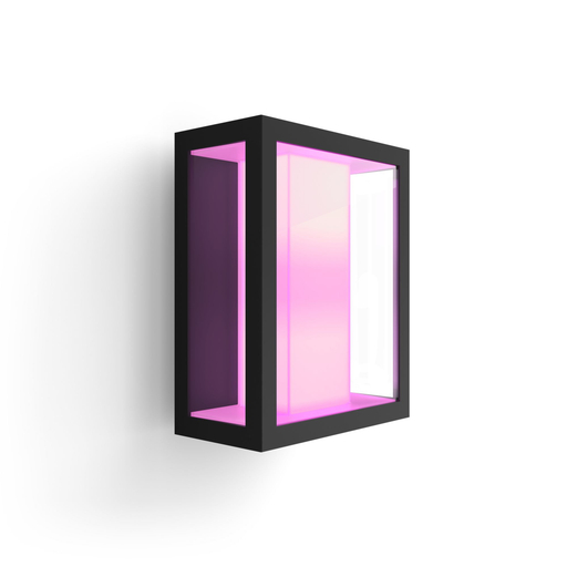 HUE ZB-Impress Wall Lantern Bk (Wide)
