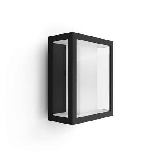 HUE ZB-Impress Wall Lantern Bk (Wide)