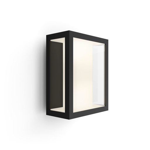HUE ZB-Impress Wall Lantern Bk (Wide)