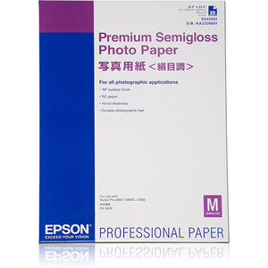 Epson, A2 Premium S/Gloss Photo Paper 25 Sheets