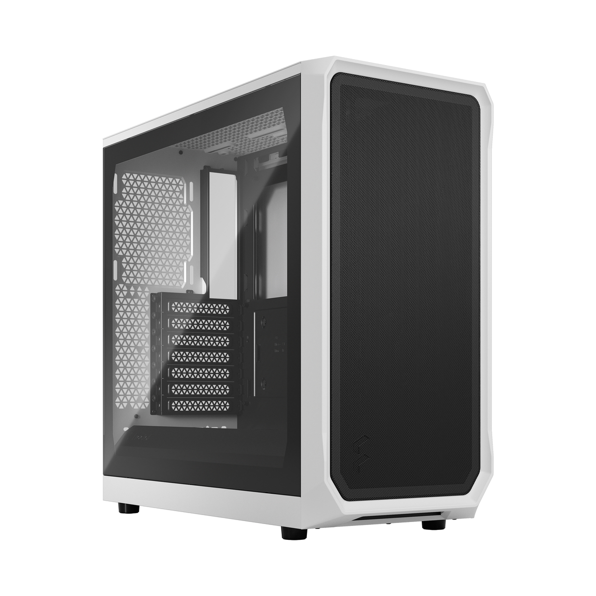 CASE ATX Focus 2 White TG Clear Tint