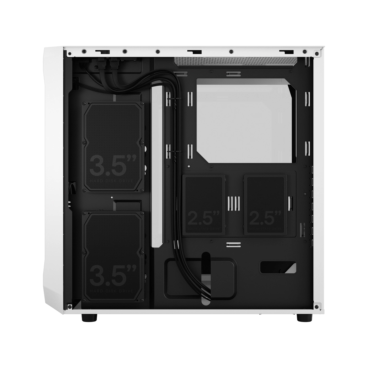 CASE ATX Focus 2 White TG Clear Tint