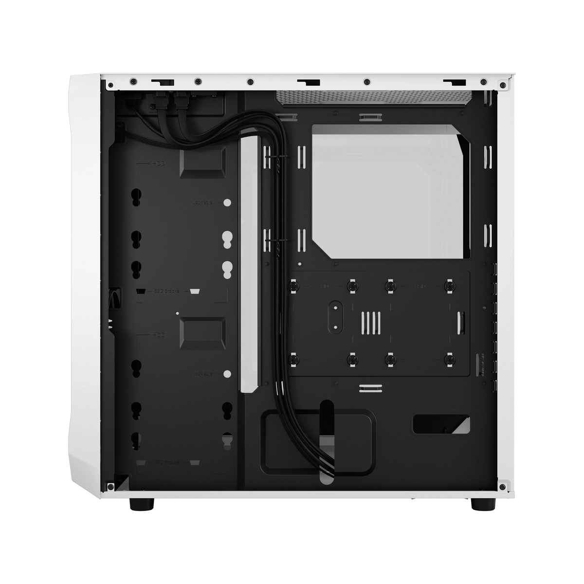 CASE ATX Focus 2 White TG Clear Tint