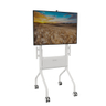 LSCUW Voyager Adjustable AV Cart White
