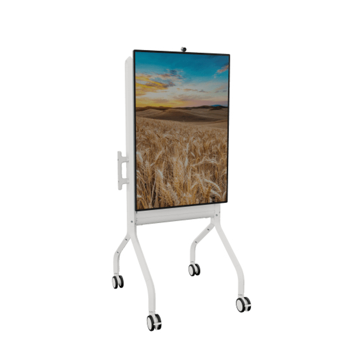 LSCUW Voyager Adjustable AV Cart White