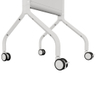 LSCUW Voyager Adjustable AV Cart White