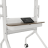 LSCUW Voyager Adjustable AV Cart White