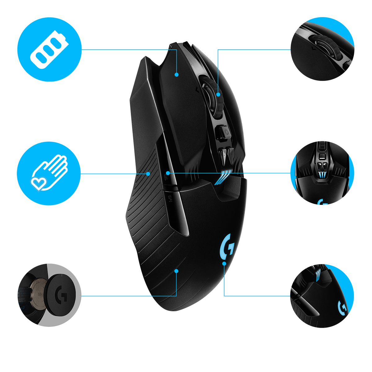 G903 LGTSD Gaming Mouse HERO 16K ssor