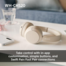 Sony WH-CH520 Bluetooth Headphones-Pink