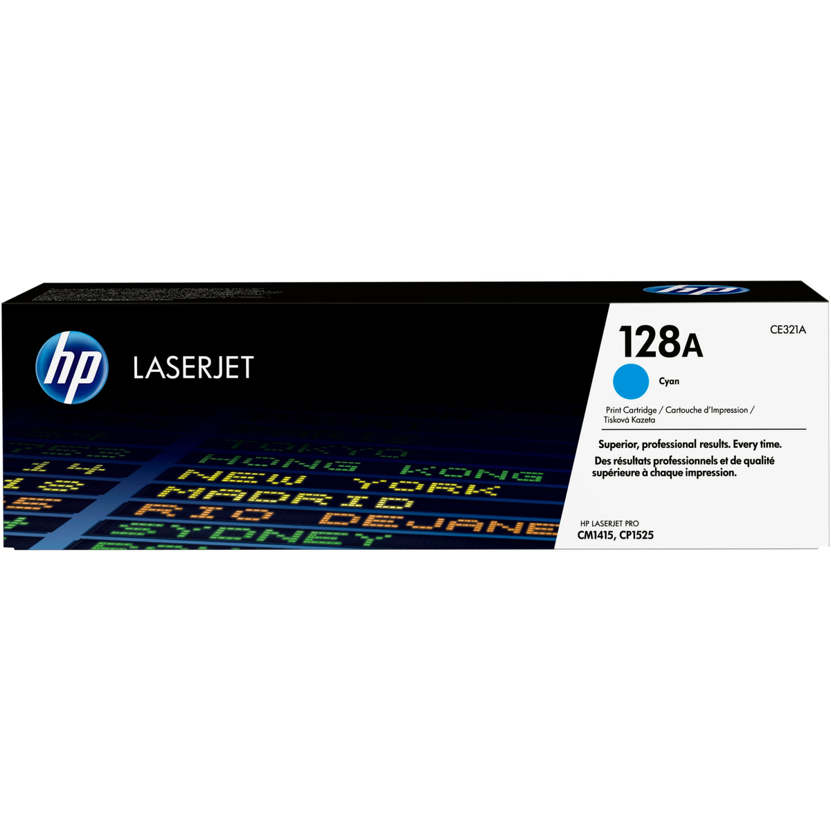 Hp 128A Cyan Laserjet Print Cartridge 13