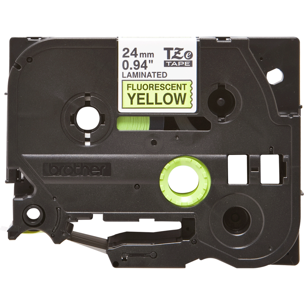 TZEC51 24mm Black On Yellow Label Tape