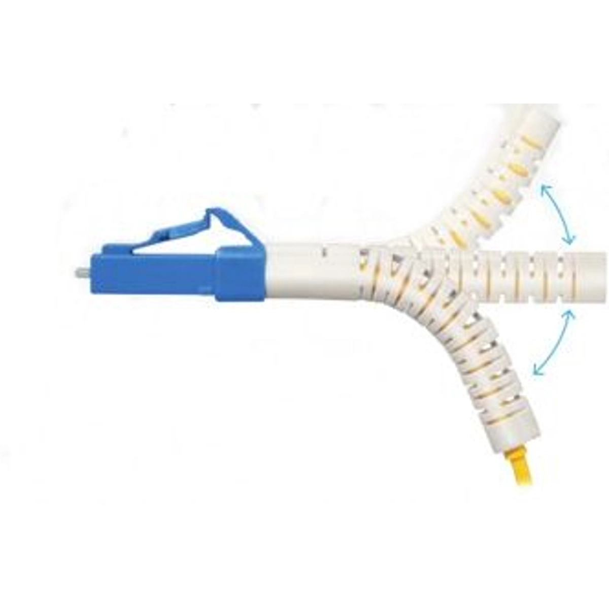 1.5m LC-LC Flexi Boot BOTH Ends OS1  OS
