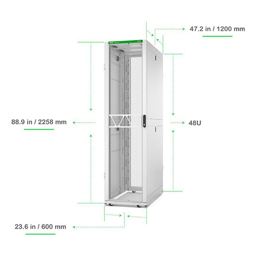 NetShelter SX Gen 2 48U Rack 600x1200 W