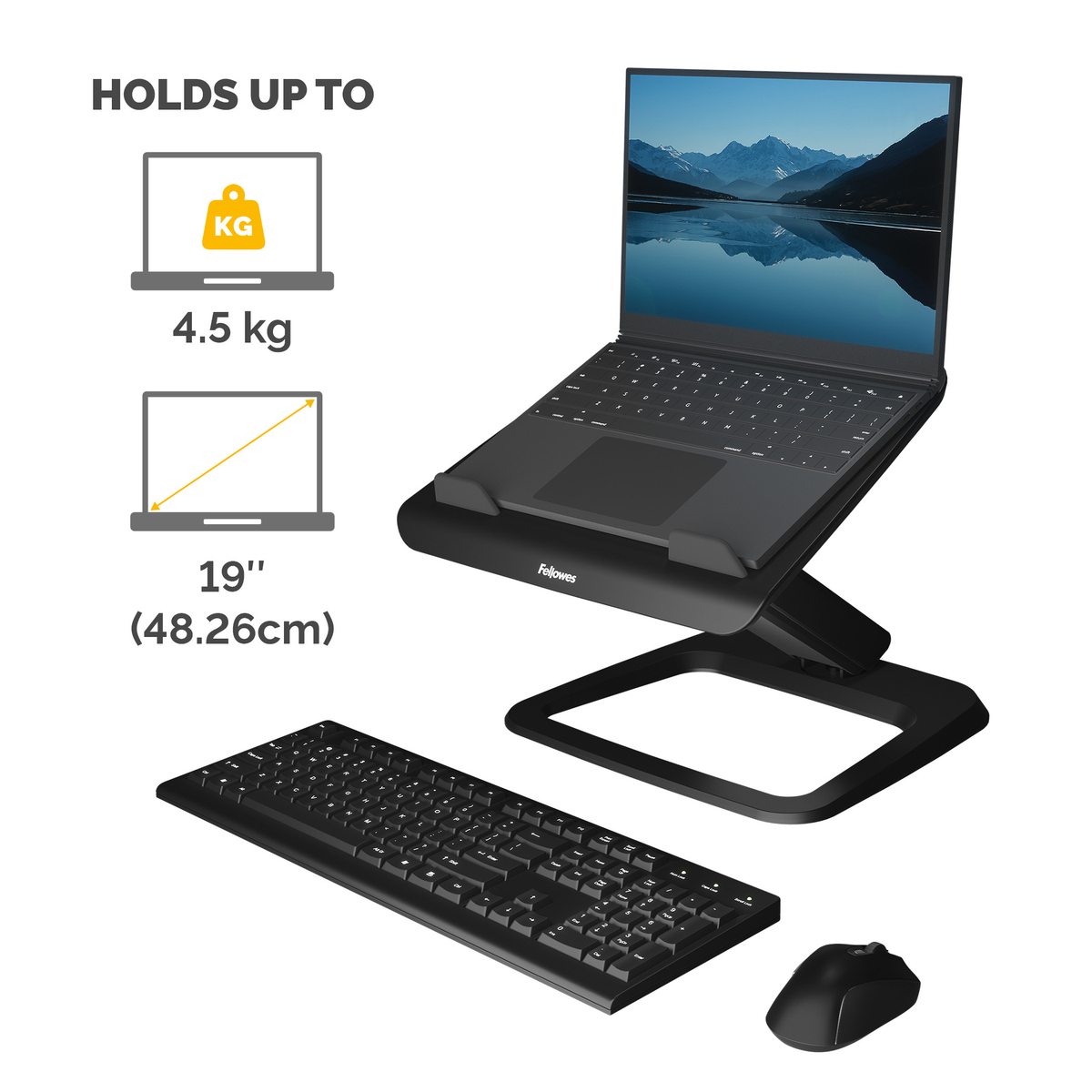 Hana Lt Laptop Stand Black