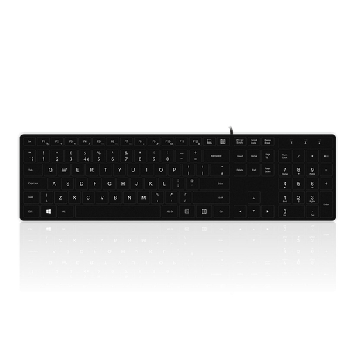 301 USB Full Slim Keyboard Square Black
