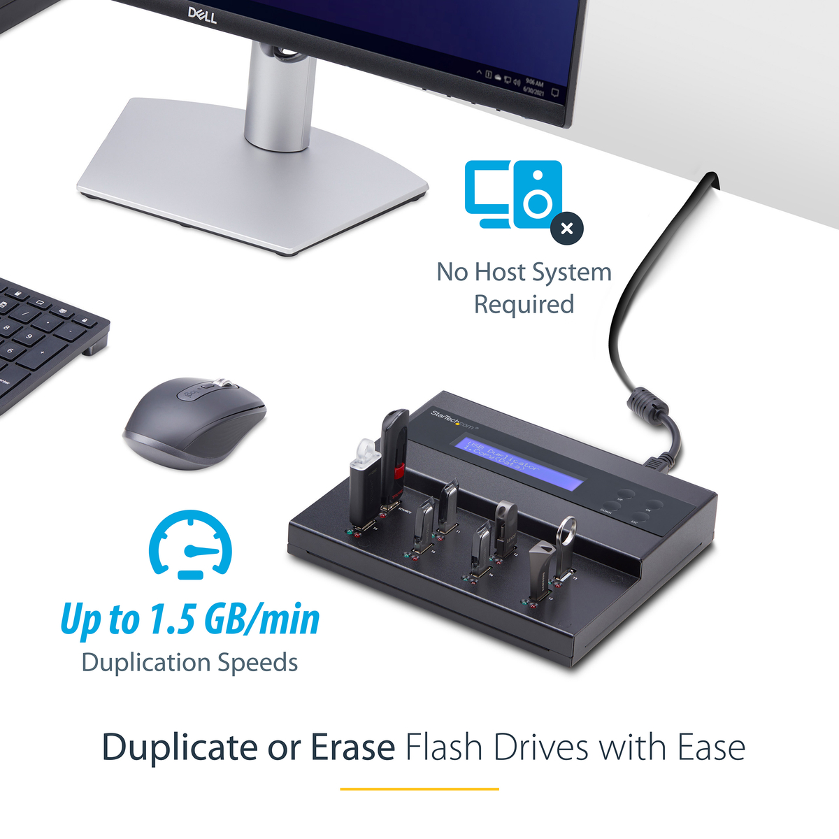 USB Duplicator/Eraser - 1:7 Standalone