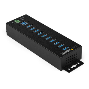 Startech, USB 3.0 Hub - 10Pt Indst. W / Pwr Adptr