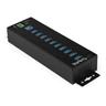 USB 3.0 Hub - 10Pt Indst. W / Pwr Adptr