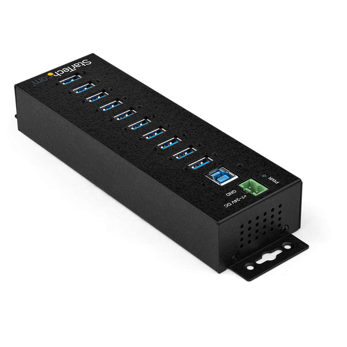 USB 3.0 Hub - 10Pt Indst. W / Pwr Adptr