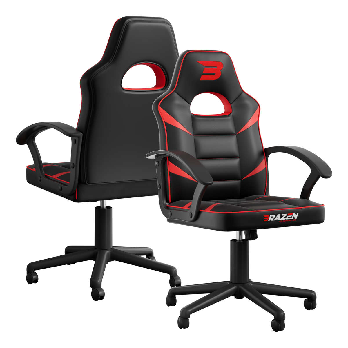 BraZen Valor Mid-Back Red