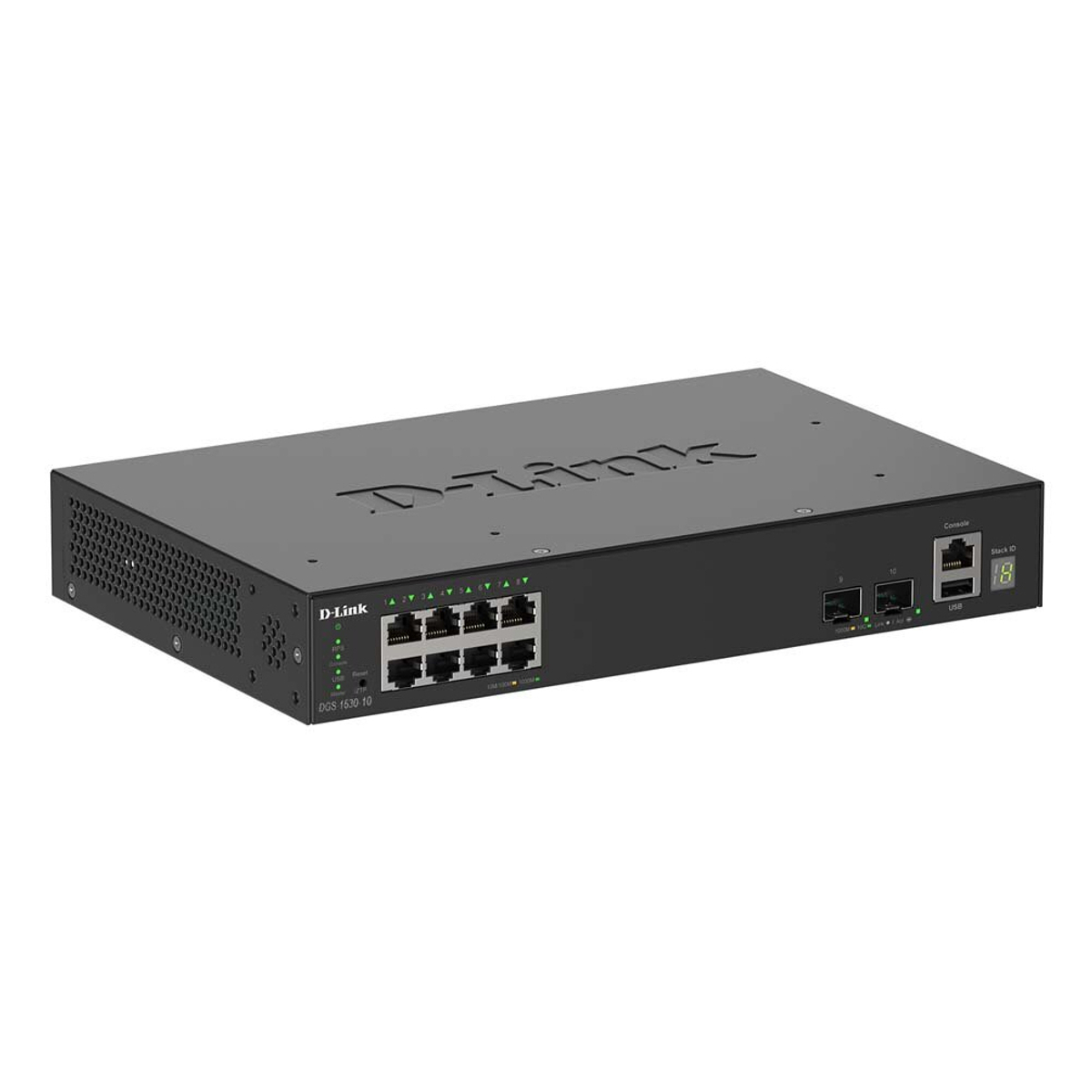 10-Port GigabitSwitch2x10G SFP+Ports