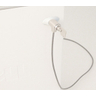 Adhesive Security Slot T Lock - White