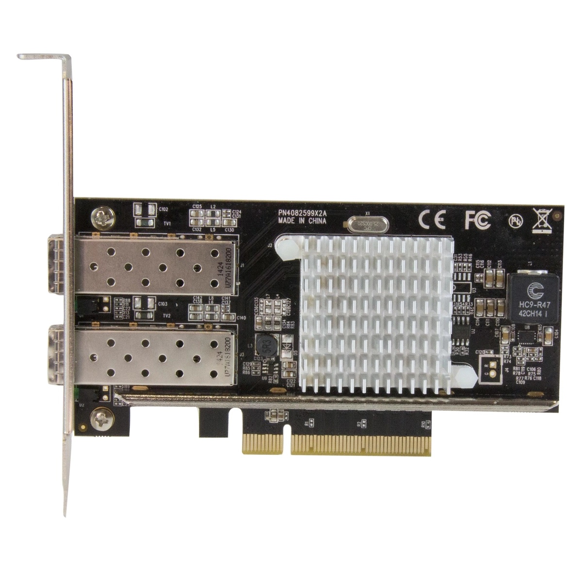 2Port 10G Fiber Network Card w/Open SFP+