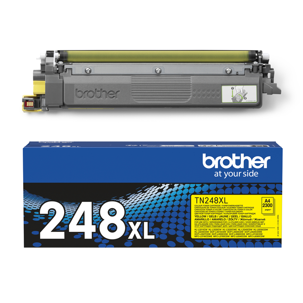 TN248XLY Yellow 2.300 Pages Toner