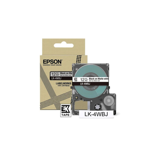 Matte White/Black 12mm LK-4WBJ