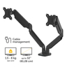 Platinum Series Dual Monitor Arm