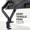 Platinum Series Dual Monitor Arm
