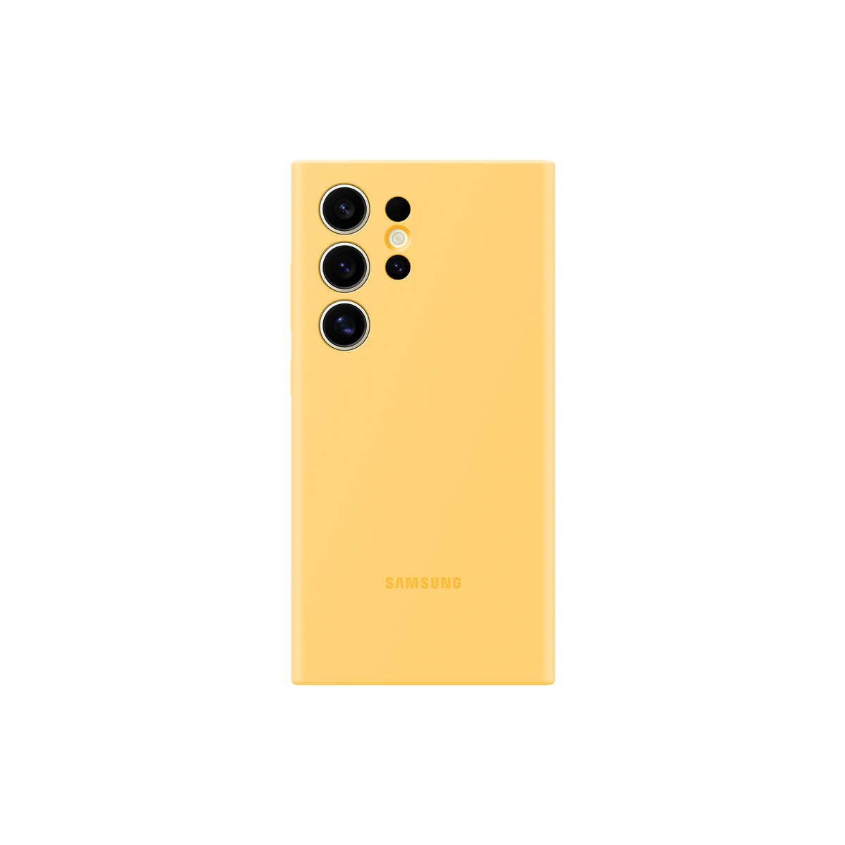 S24 Ultra Silicone CaseYellow