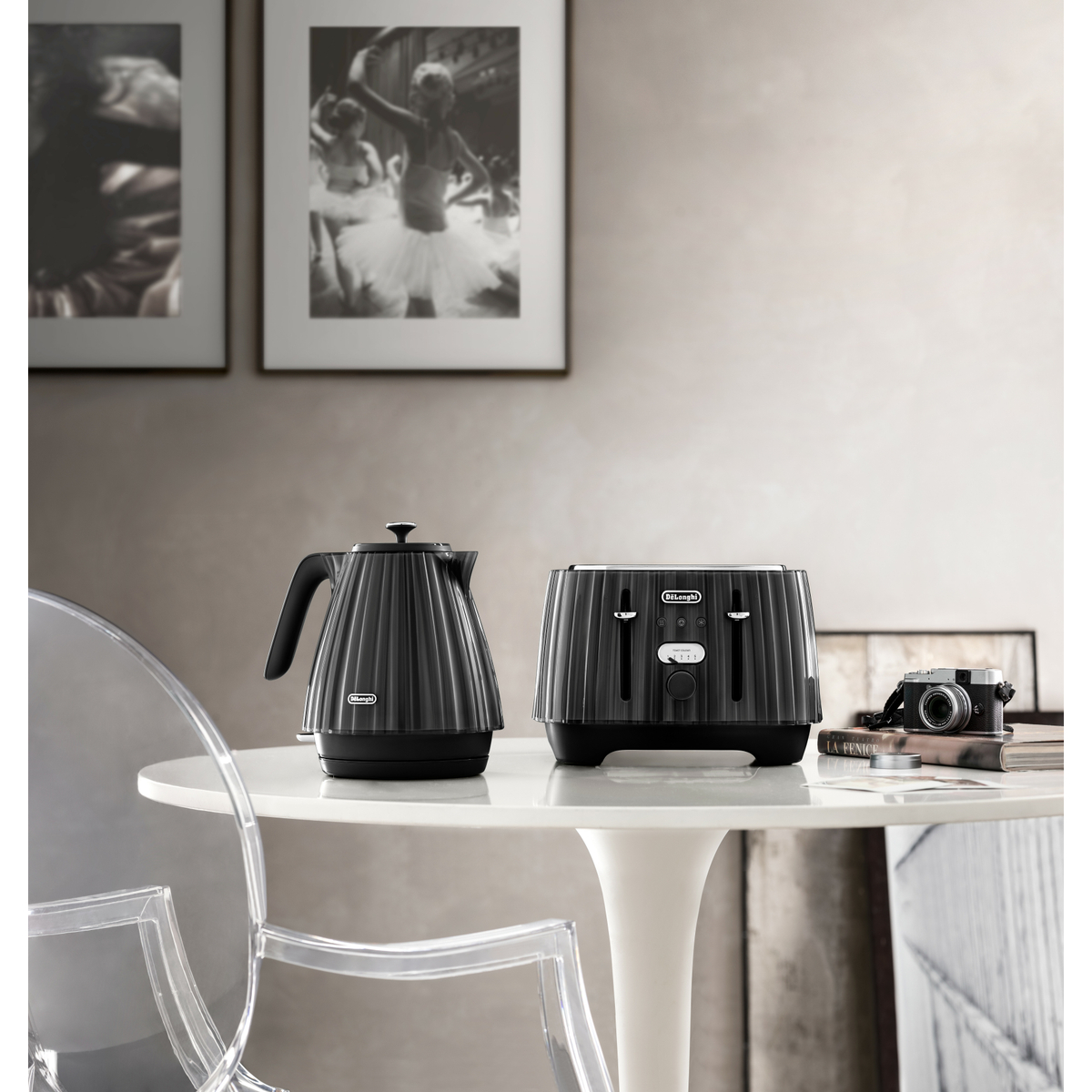 Ballerina Toaster 4 Slot Black