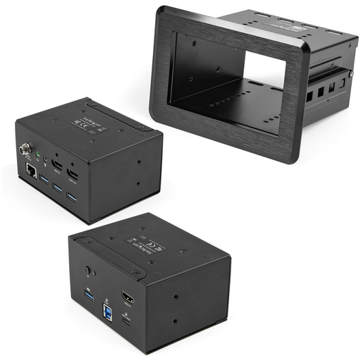 In-Table Conference Room Laptop Dock