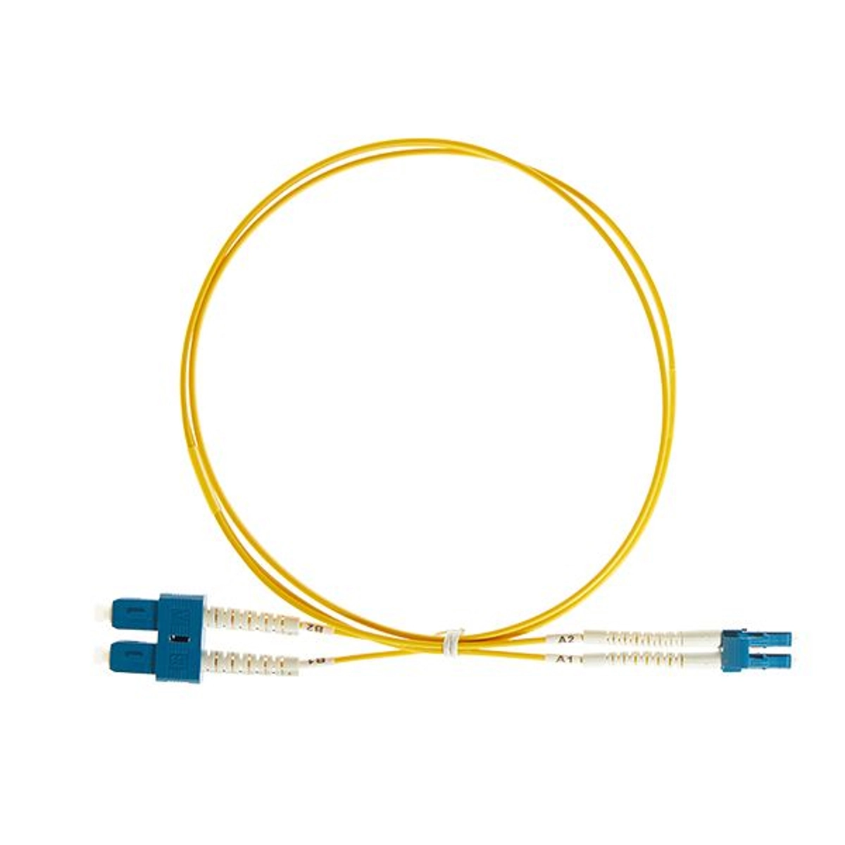 1m LC-SC Flexi Boot BOTH Ends OS1  OS2