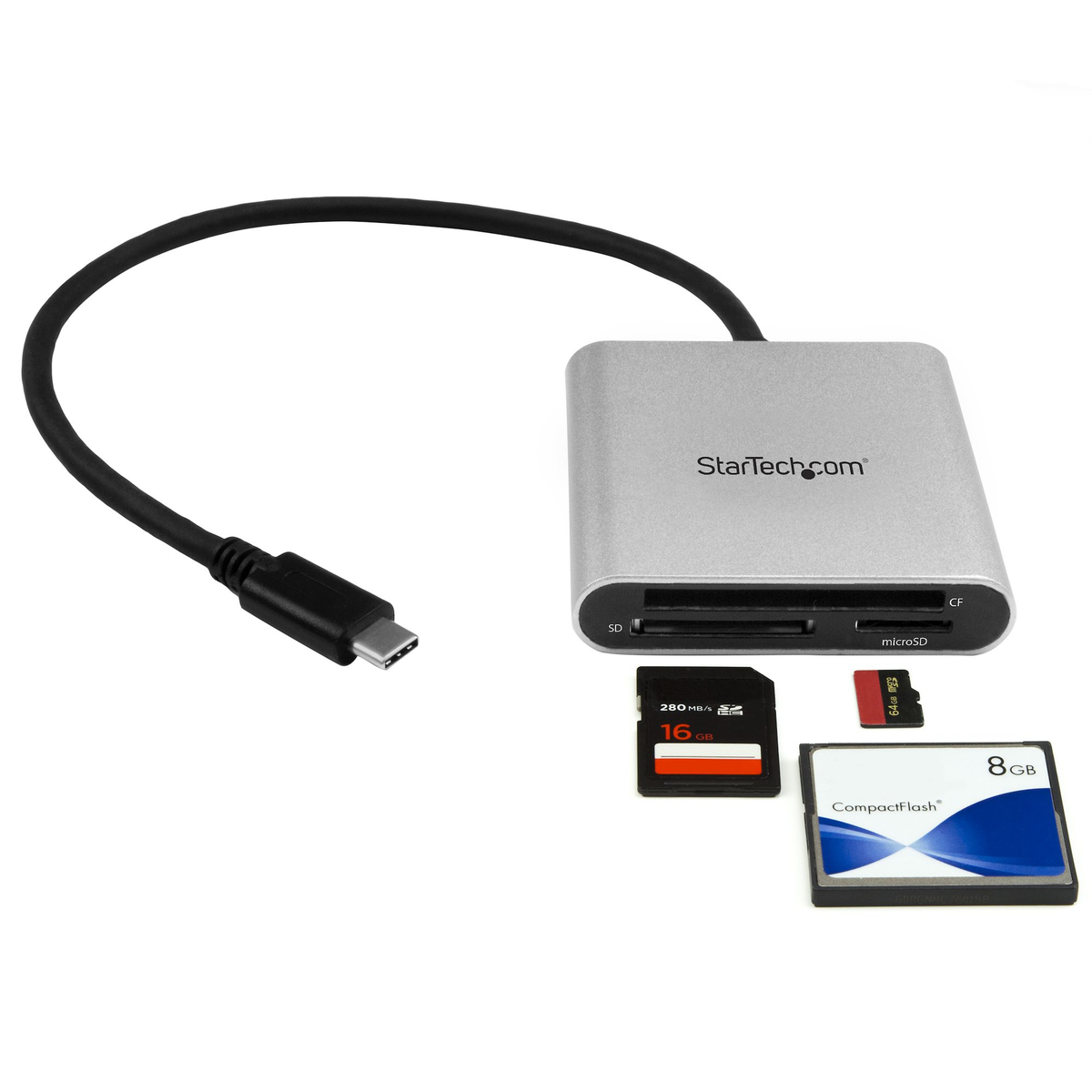 USB 3.0 Flash Multi-Card Reader - USB-C