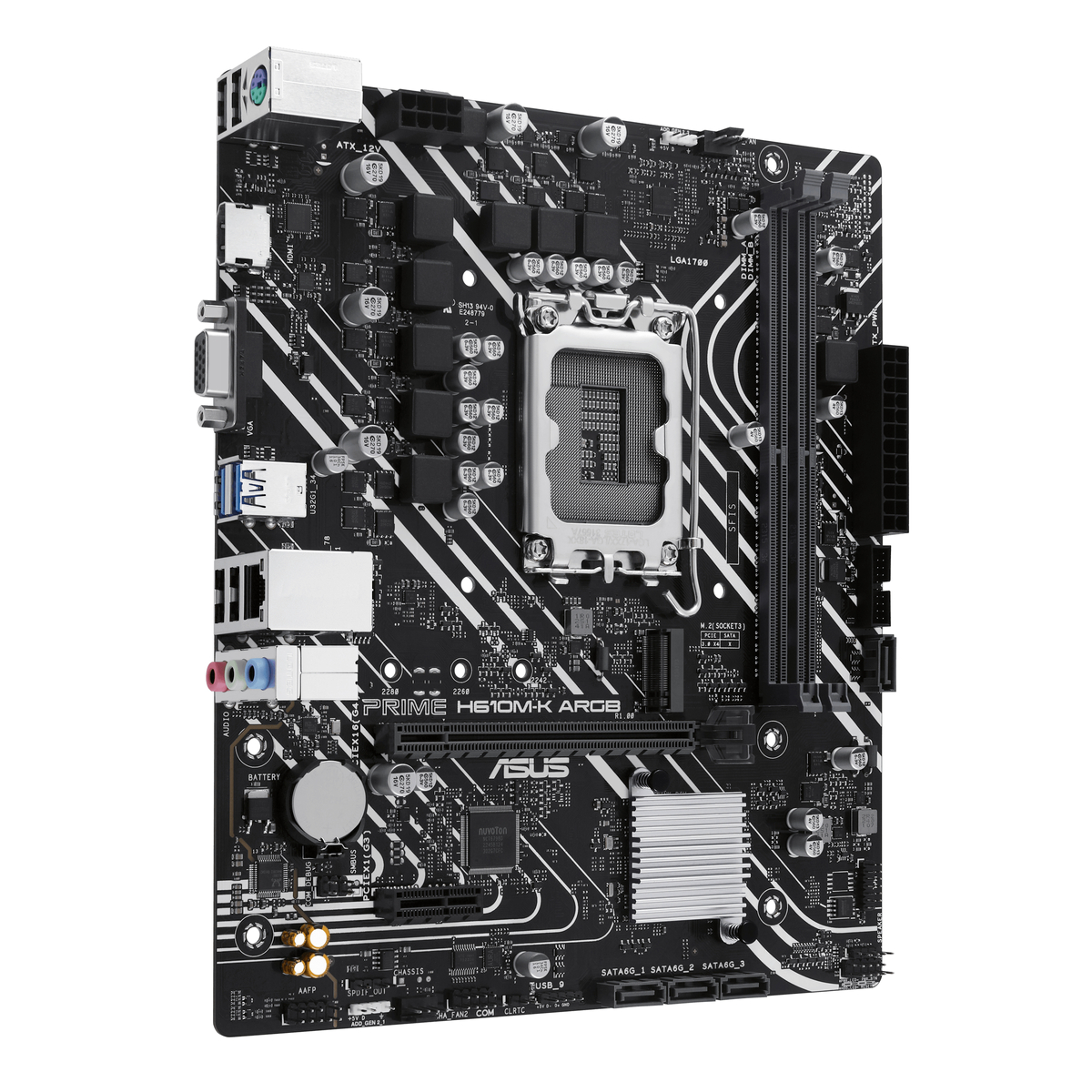 MB INT 1700 H610M-K Prime ARGB D5 MATX