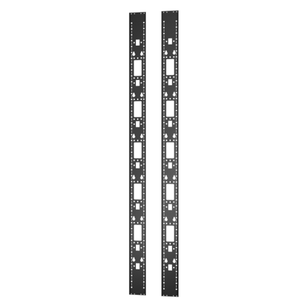 Easy Rack 0U accessory channel 48U x 2